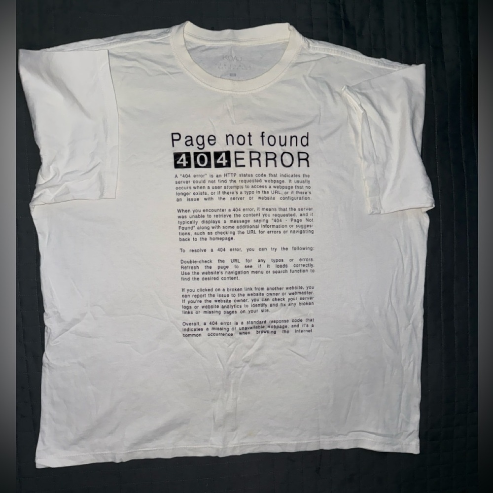 White Graphic T-Shirt